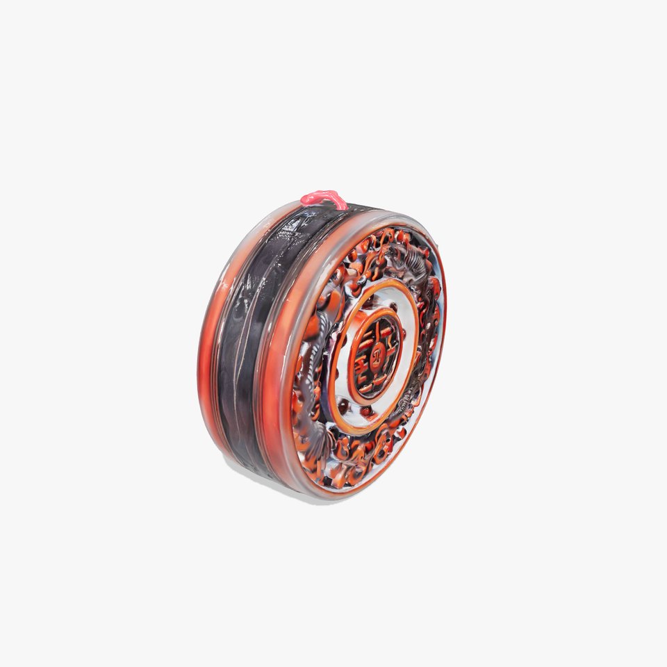 Intricate Wooden Art Wheel Model Pack