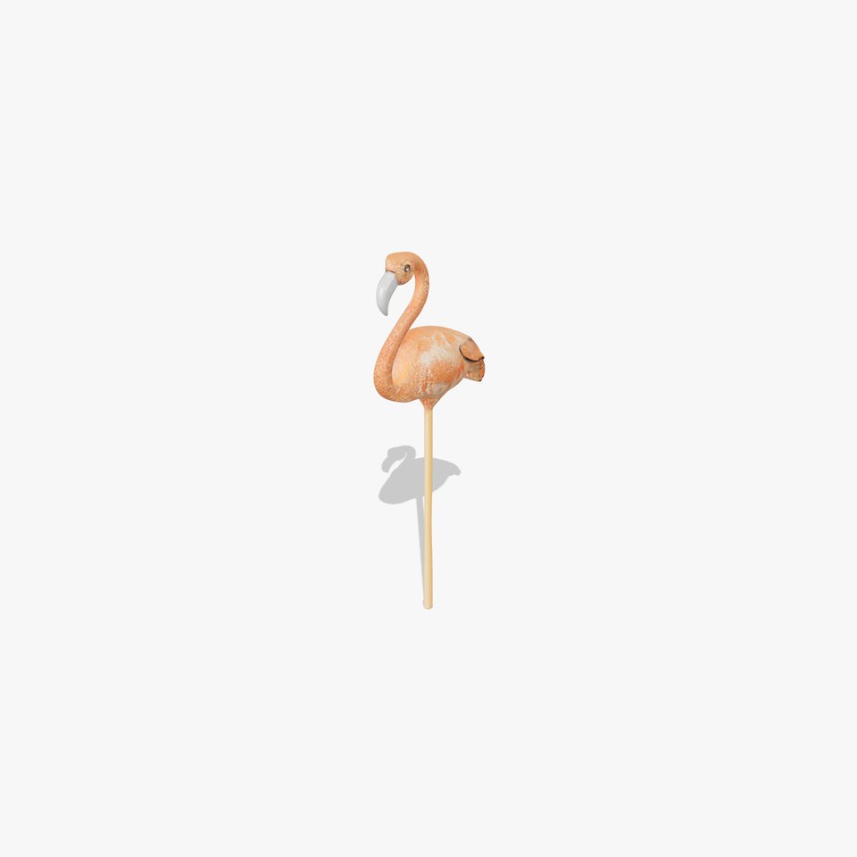 Elegant Flamingo Sculpture Model Pack for Decoration