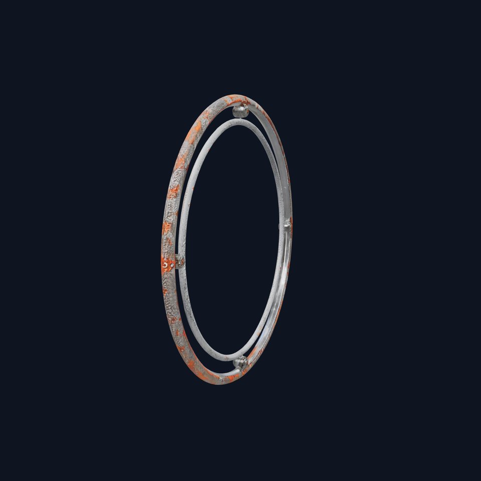 Rustic Metal Ring Structure Model Pack