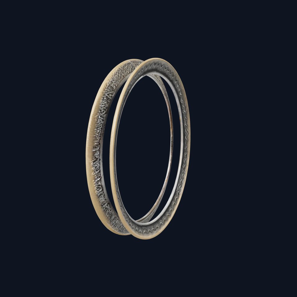 Decorative Frame Model Pack with Intricate Patterns