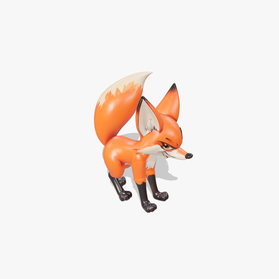 Cartoon Fox Character Model Pack