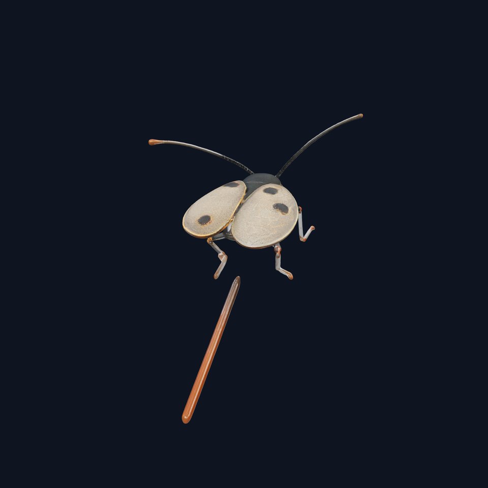 Insect Model Pack with PBR Textures