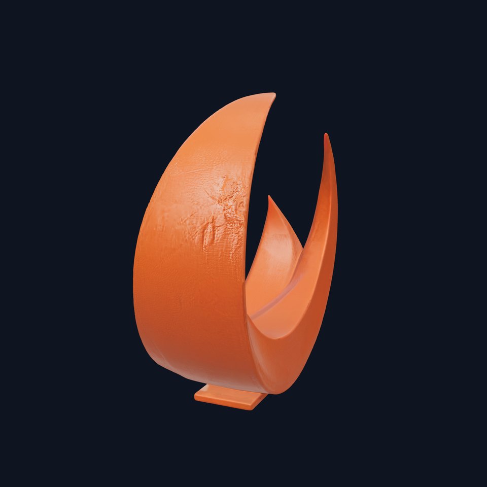 Abstract Metal Sculpture Model Pack