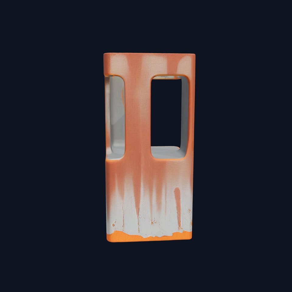 Modern Industrial Rusty Block Model Pack