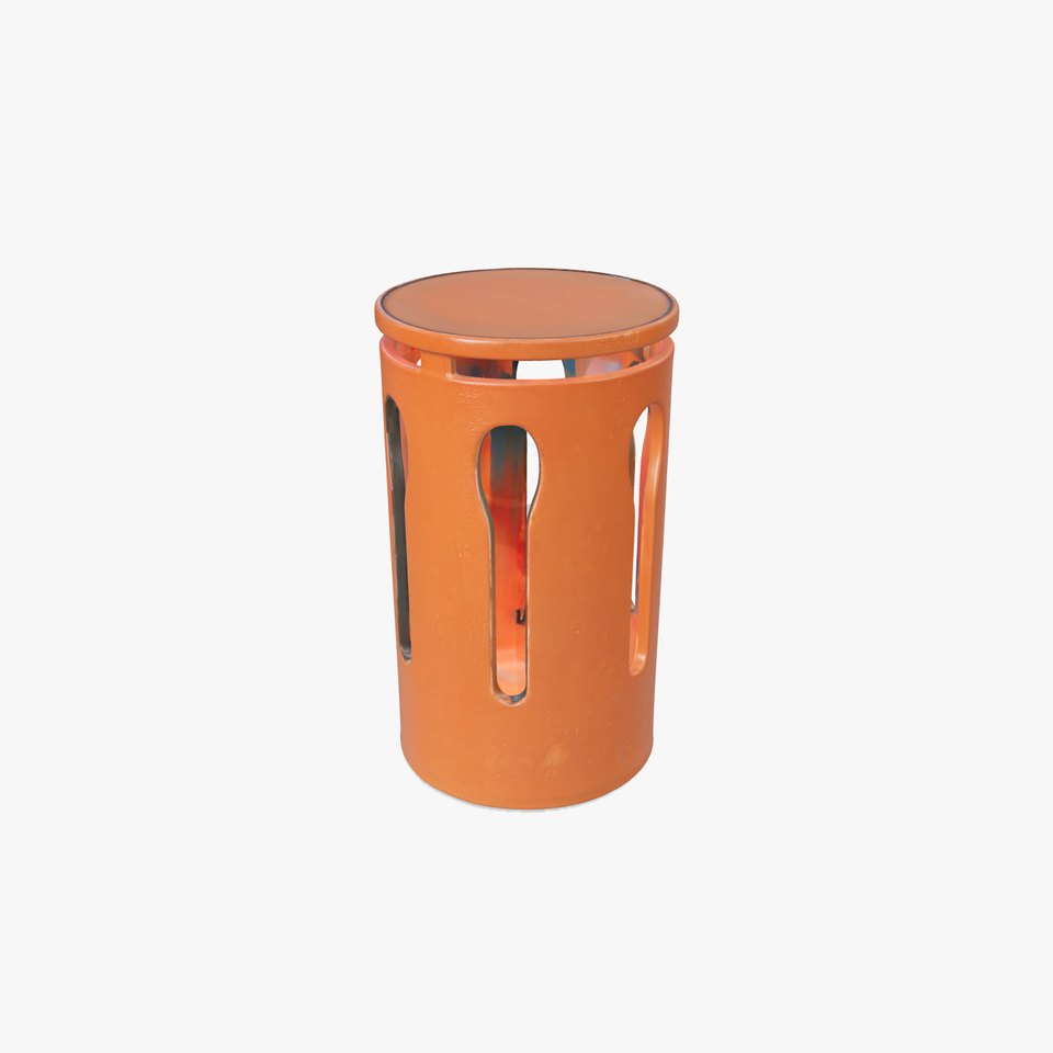 Stylish Cylindrical Lantern Model Pack for Rendering