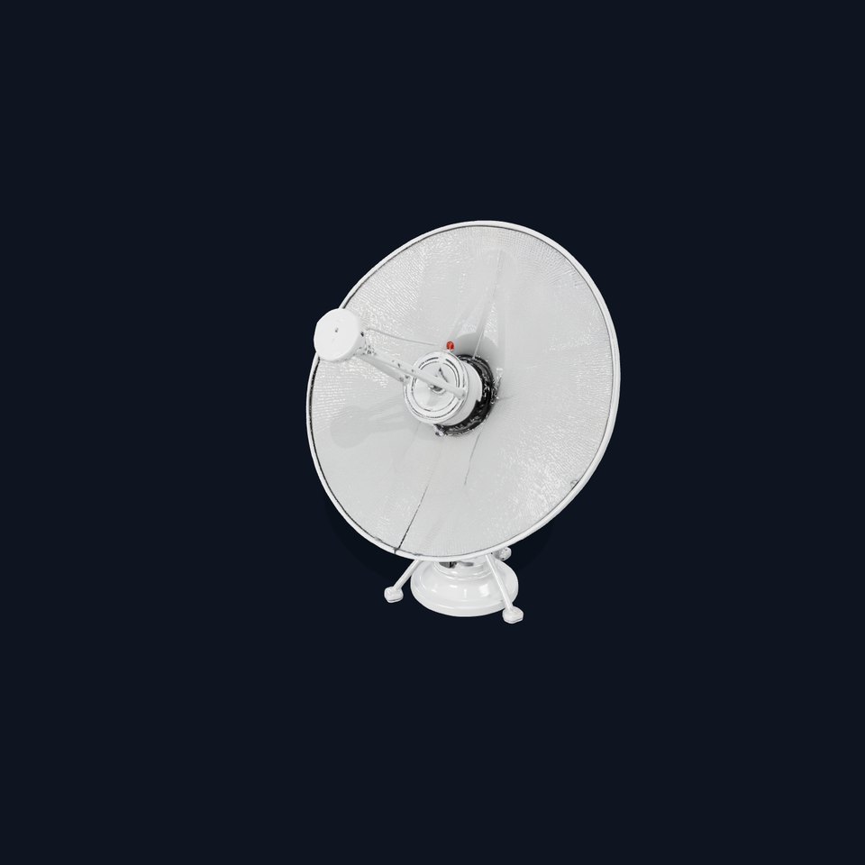 Satellite Dish Model Pack with Adjustable Stand