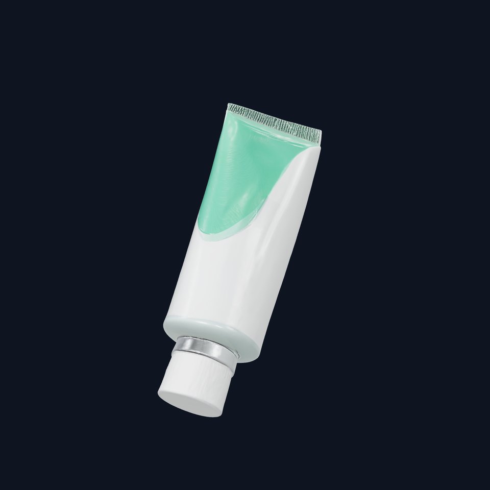 Toothpaste Tube D Model Pack