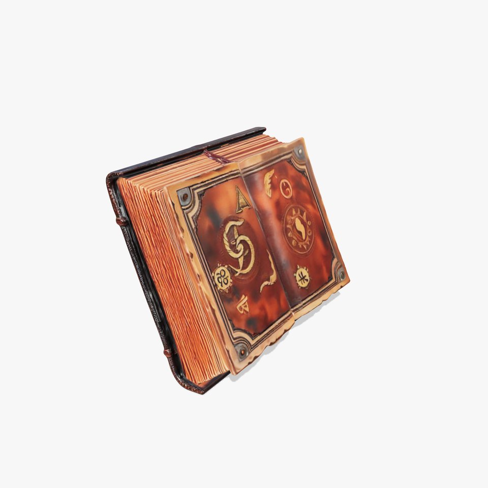 Ancient Grimoire D Model Pack