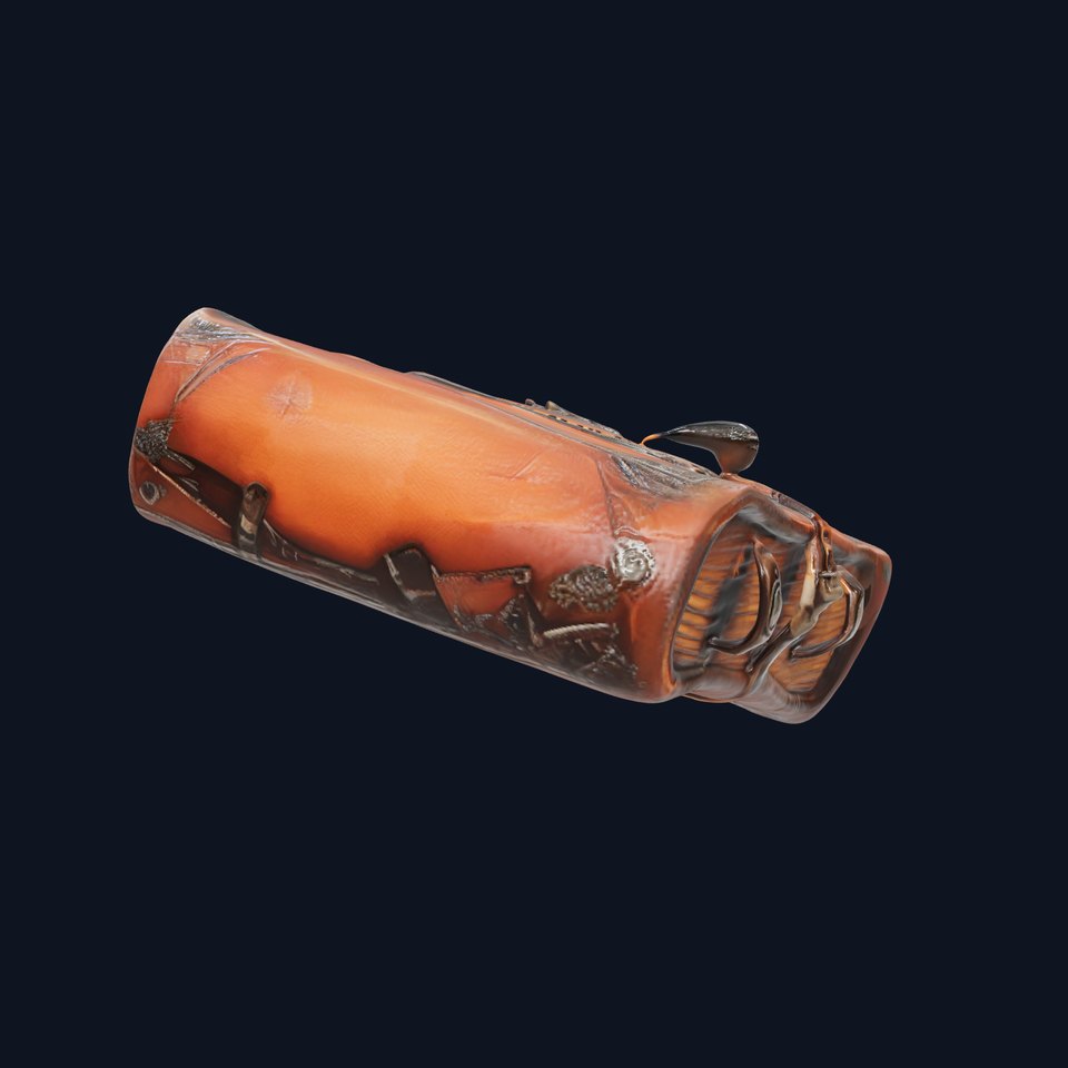 Ancient Leather Bound Book Model Pack