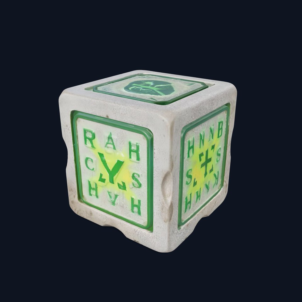 Mystical Glowing Cube Model Pack