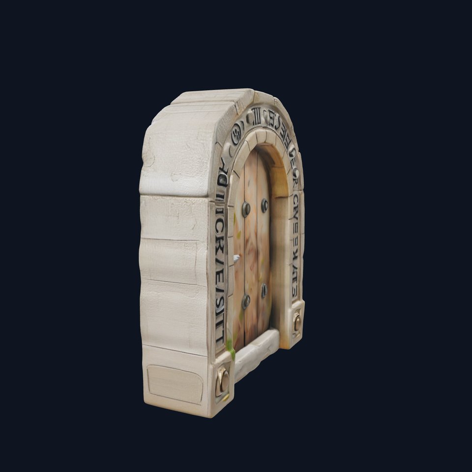 Fantasy Stone Door Model Pack