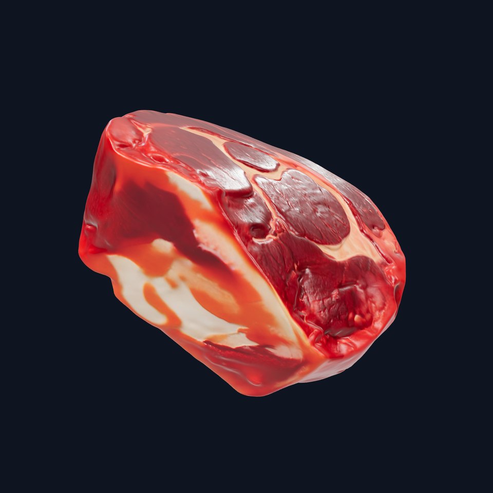 Raw Meat D Model Pack for Realistic Rendering