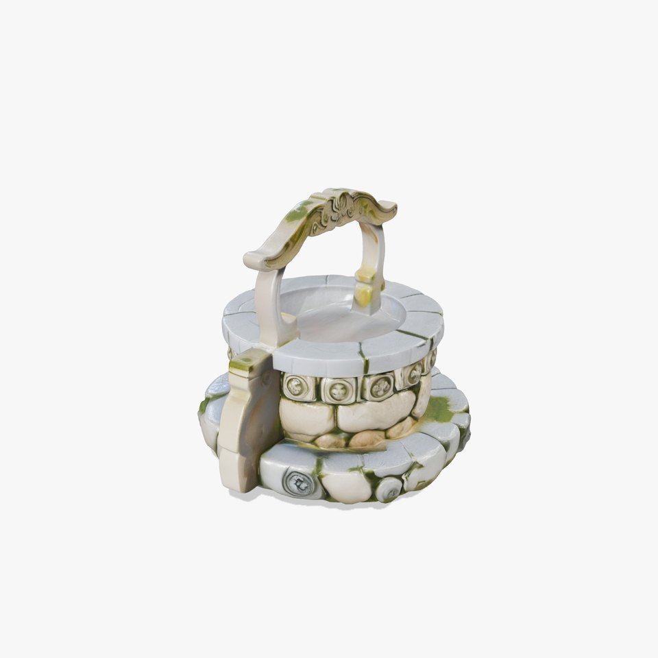 Medieval Stone Wishing Well Model Pack