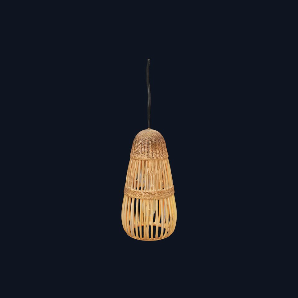 Wicker Pendant Light Model Pack