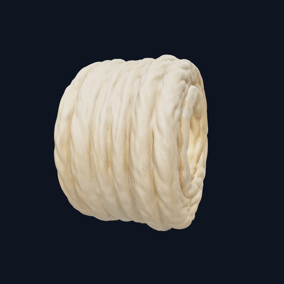 Rope Coil Model Pack for D Rendering