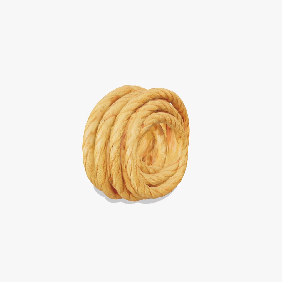 Coiled Rope Model Pack with Detailed Textures