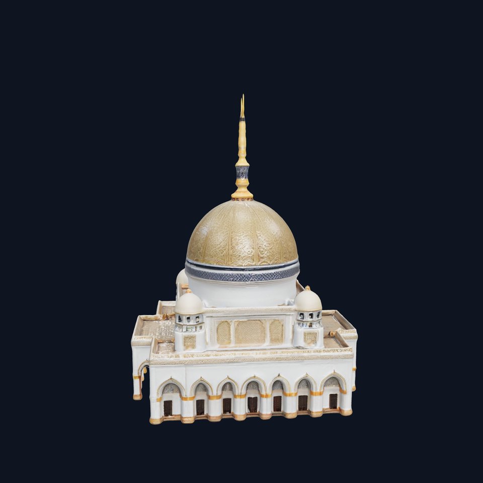 Ornate Mosque Architecture Model Pack