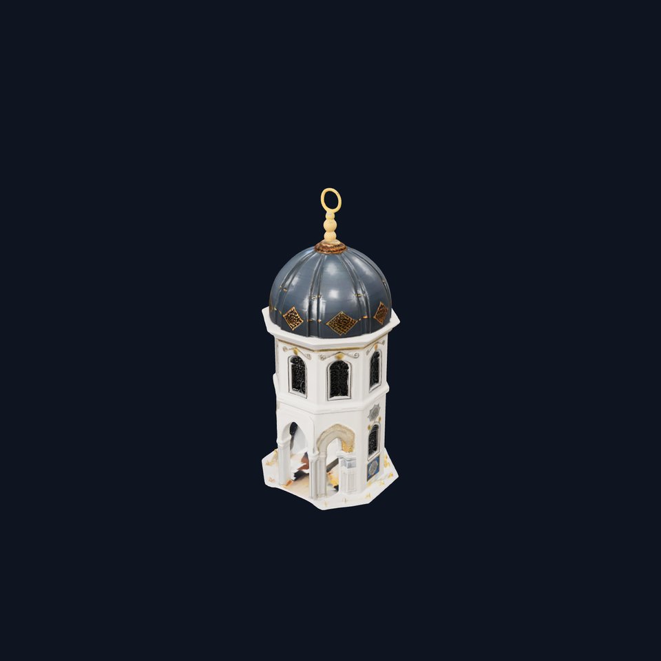 Islamic Architecture Dome D Model Pack