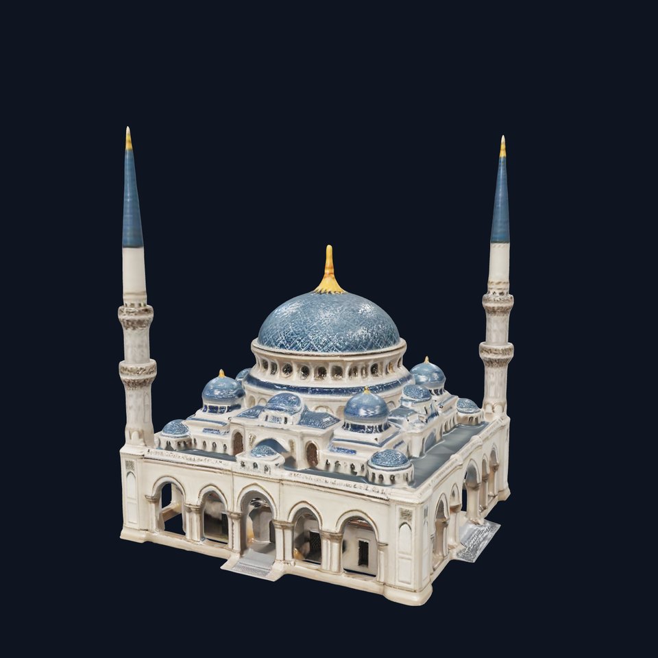 Ornate Mosque Architecture Model Pack