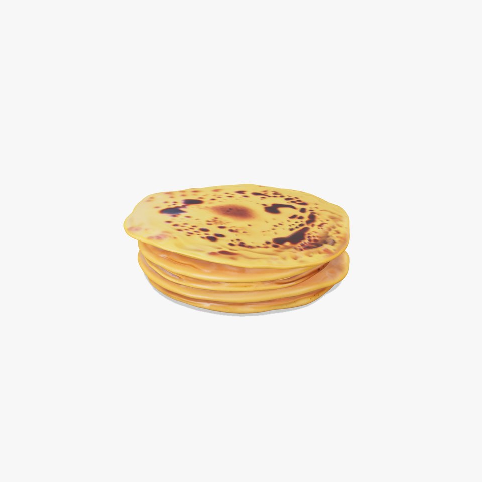 Pancake Stack D Model Pack