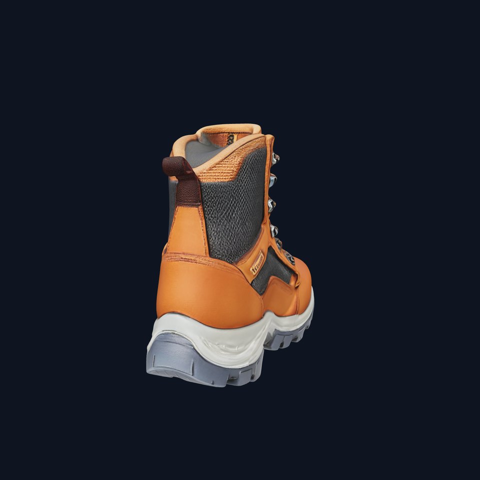 Durable Leather Boot D Model Pack