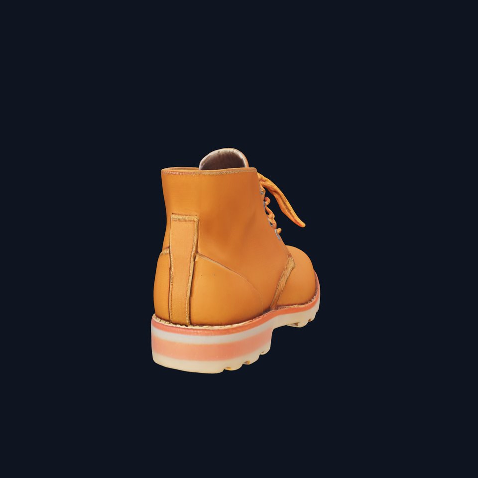 Stylish Leather Boot D Model Pack