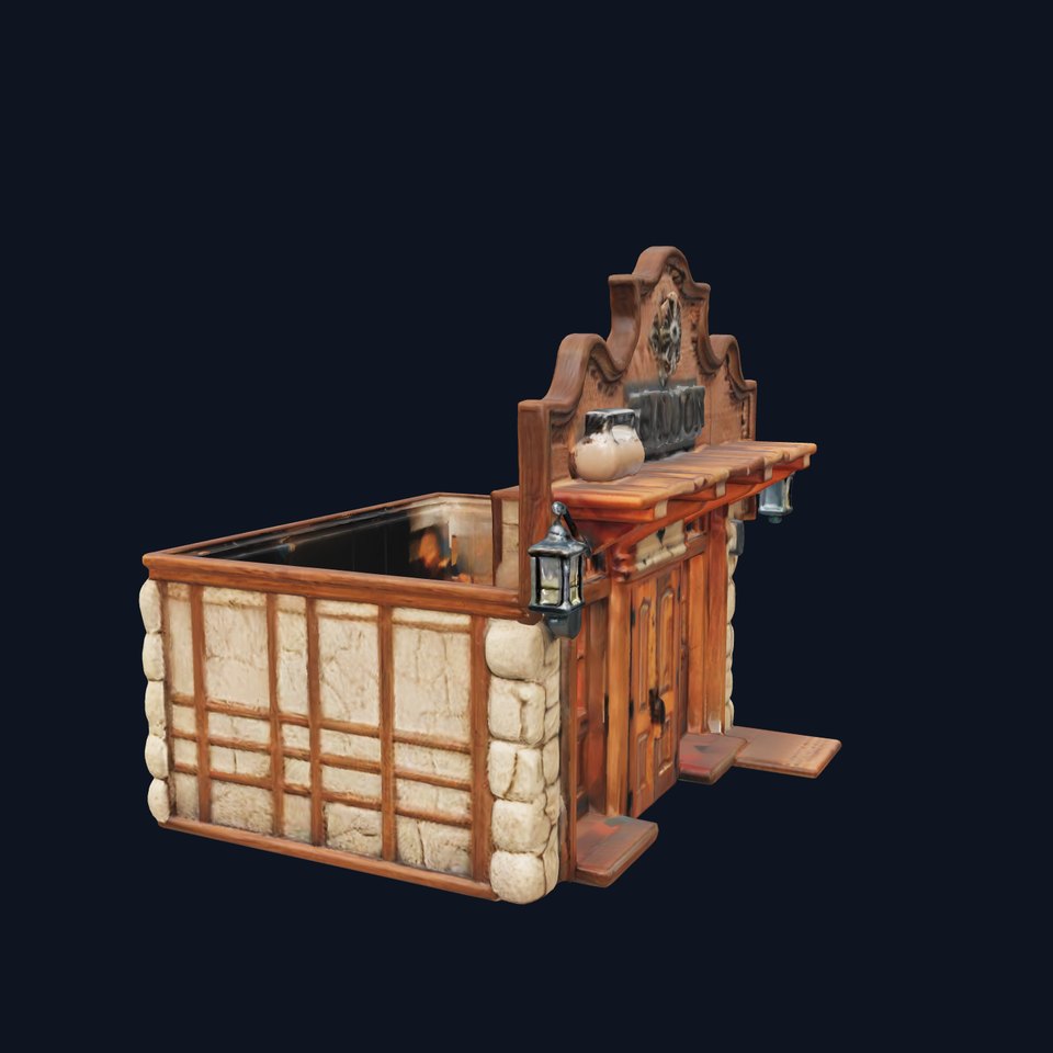 Wild West Saloon Model Pack with PBR Textures