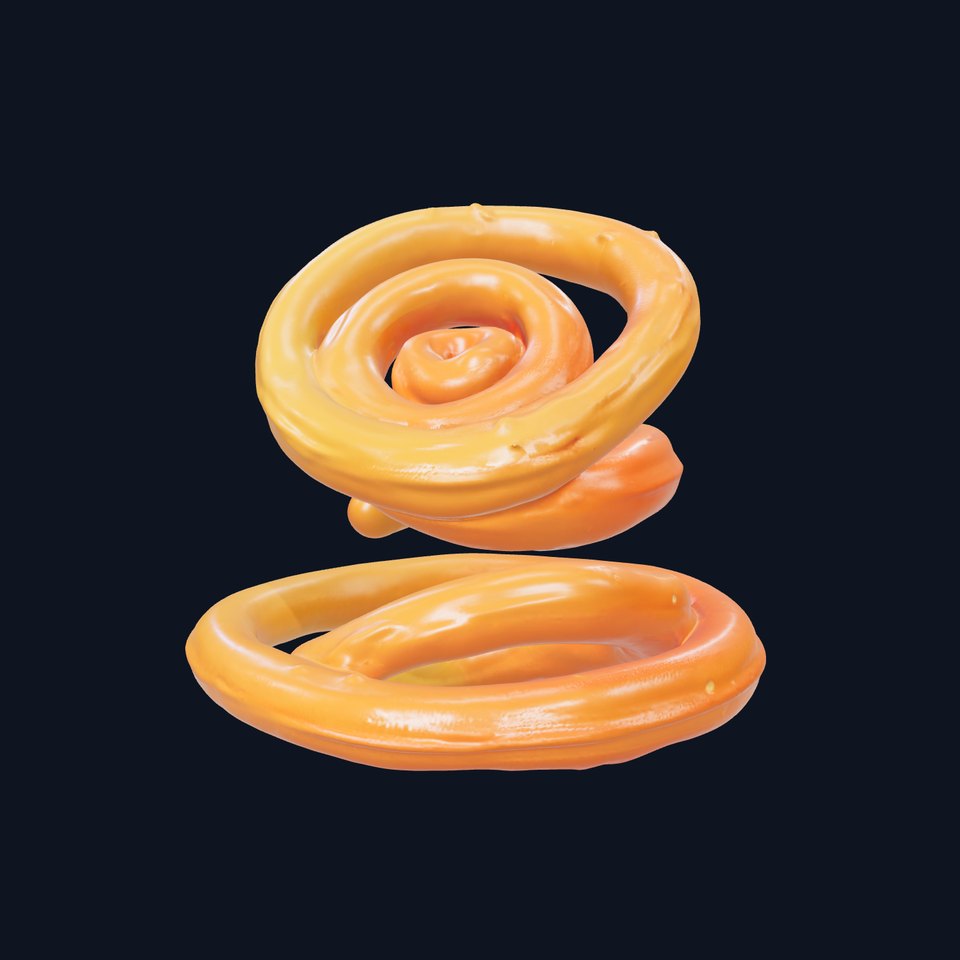 Spiral Ring Stack Decorative Model Pack