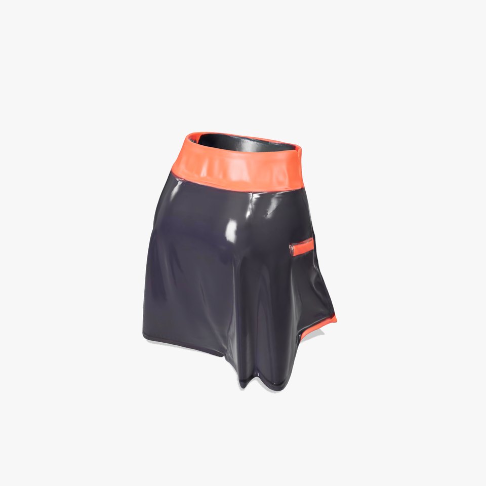 Sporty Skirt Model Pack with Dynamic Features