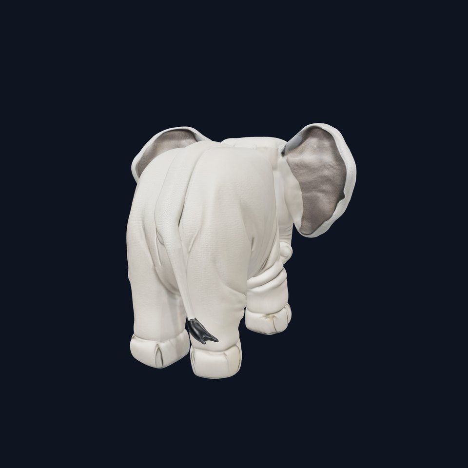 Elephant Plush Toy Model Pack