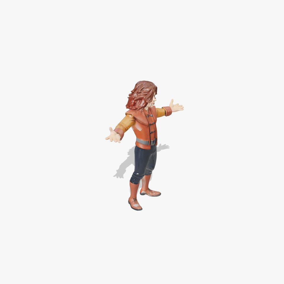 Young Adventurer Character Rigged and Animated