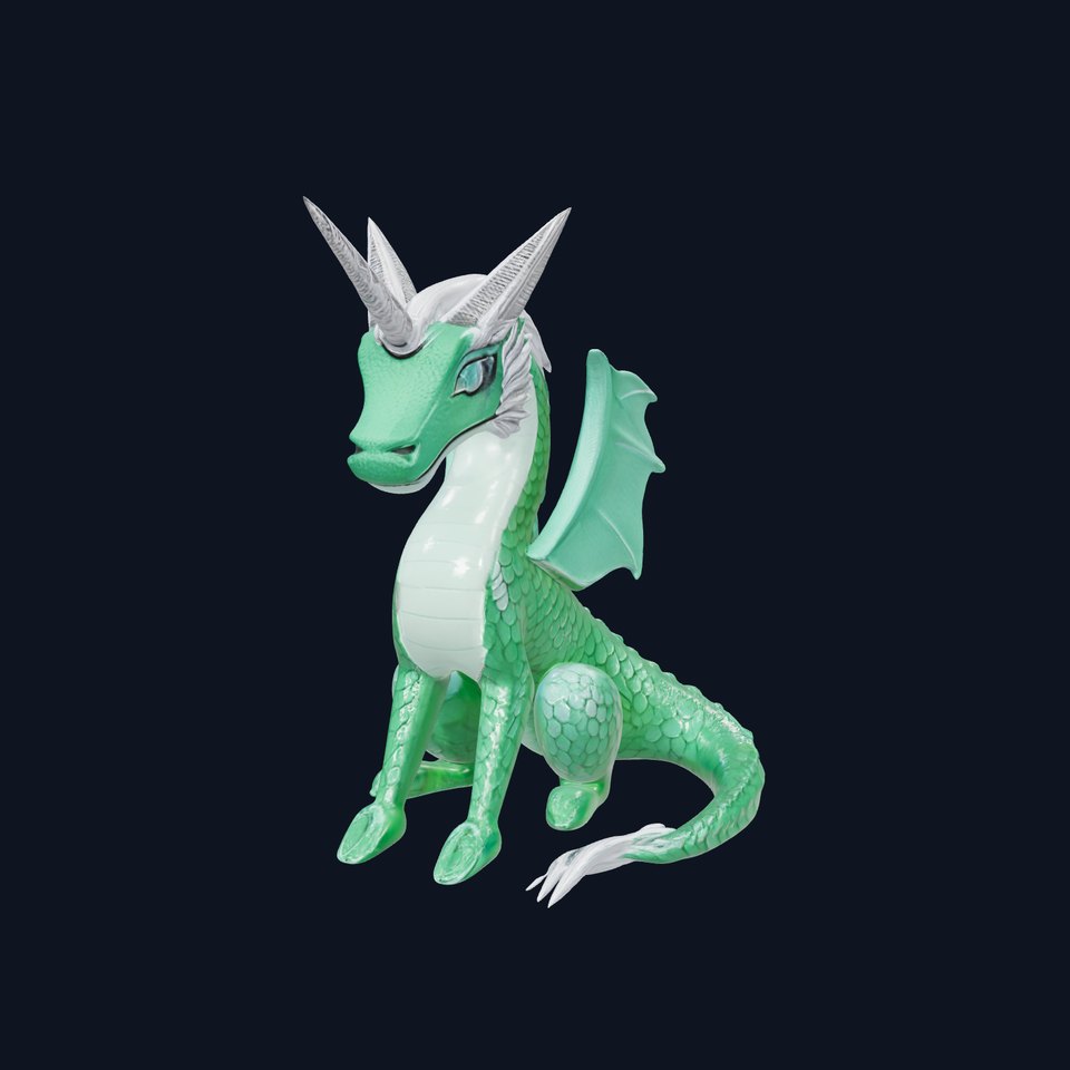Fantasy Dragon Unicorn Model Pack