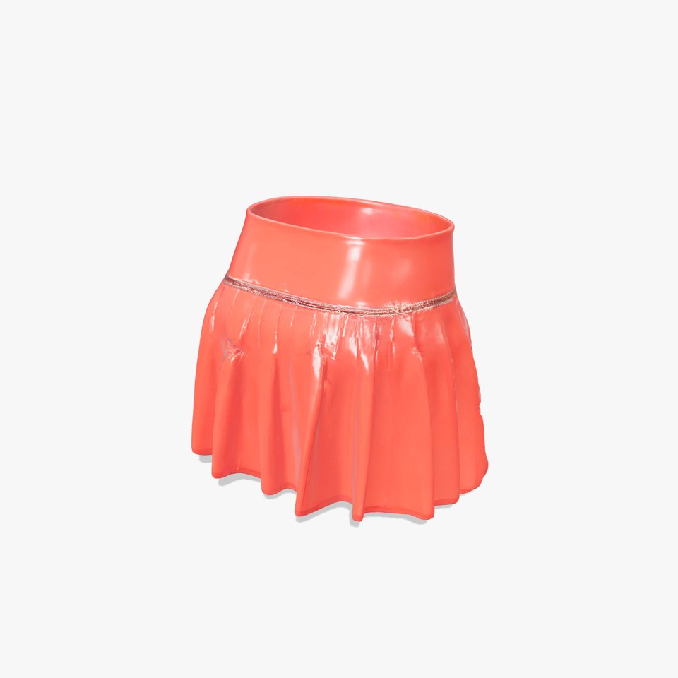 Pleated Skirt D Model Pack