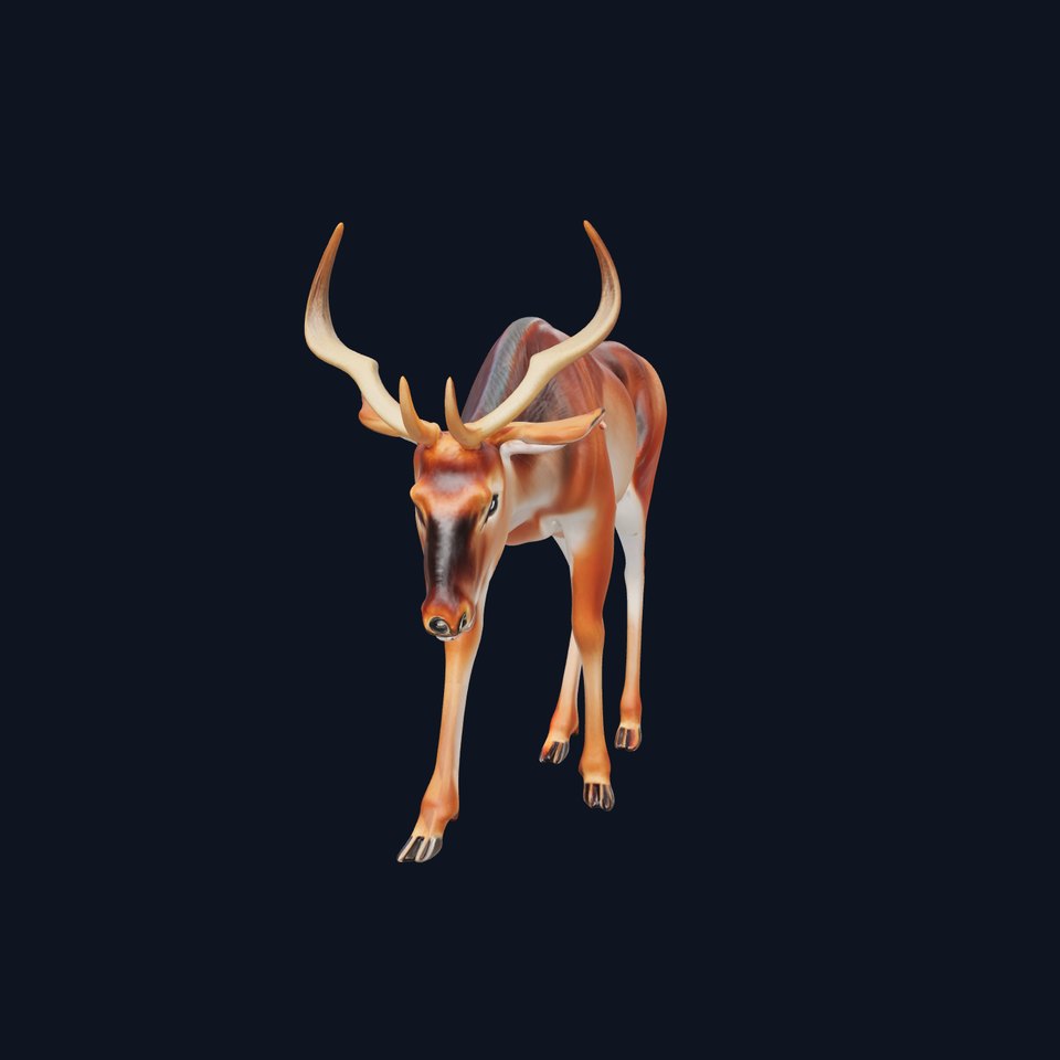 Elegant Buck Model Pack for Realistic Wildlife Scenes