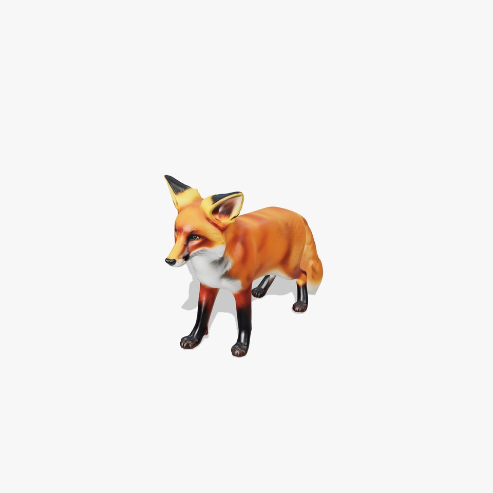 Fox Model Pack  Realistic D Animal Model
