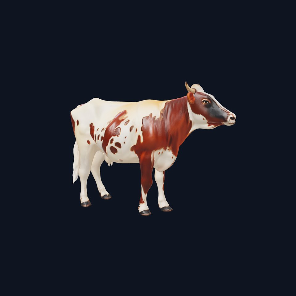 Detailed Cow Model Pack for Production Rendering