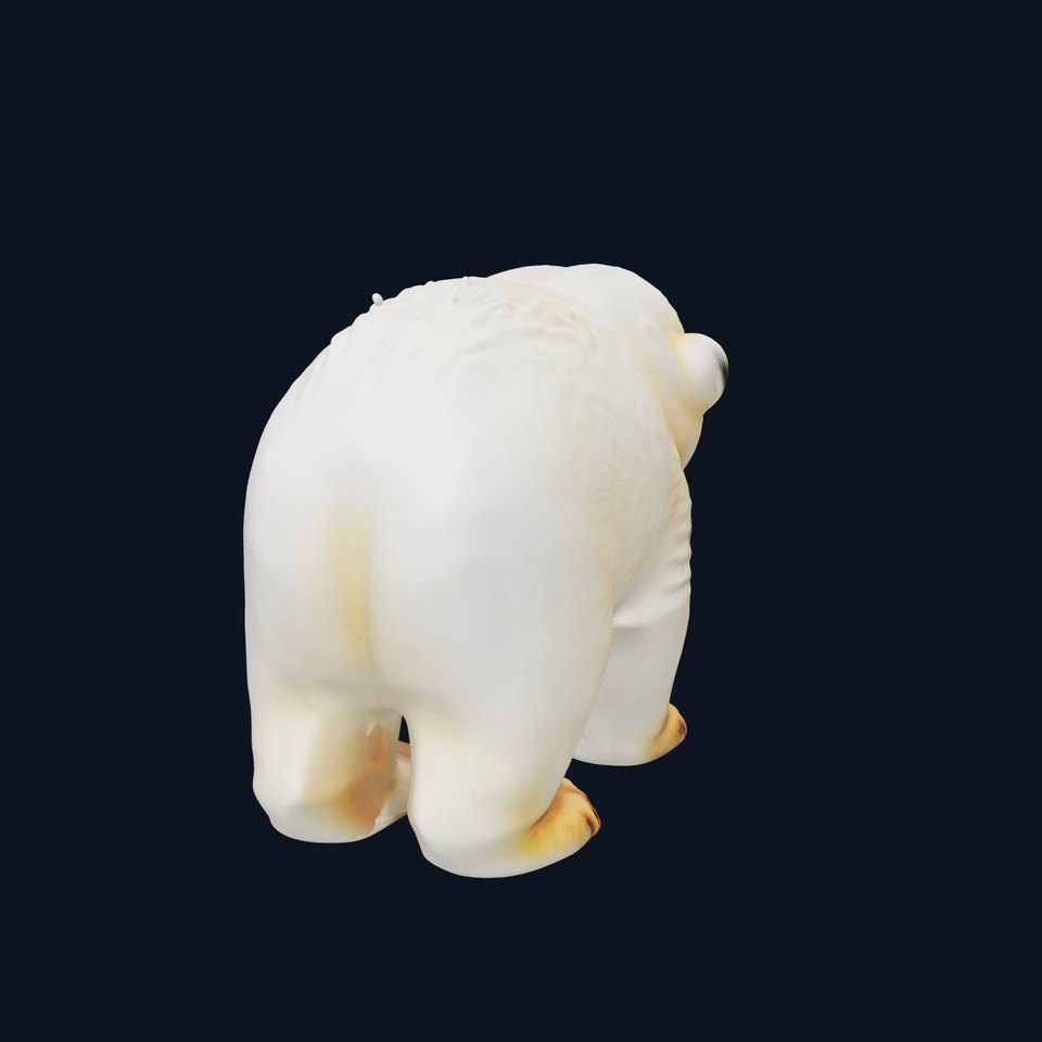 Adorable Polar Bear Cub D Model Pack