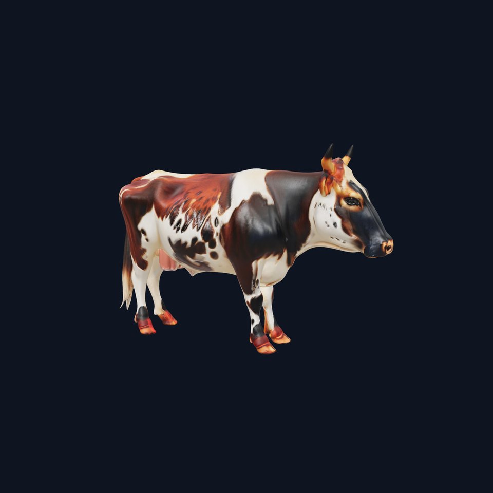 Spotted Cow D Model Pack