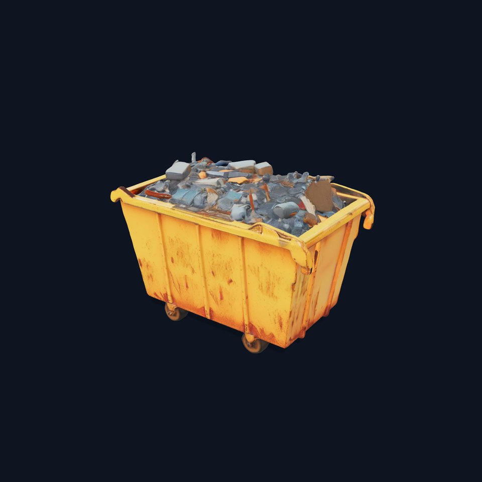 Industrial Dumpster Model Pack