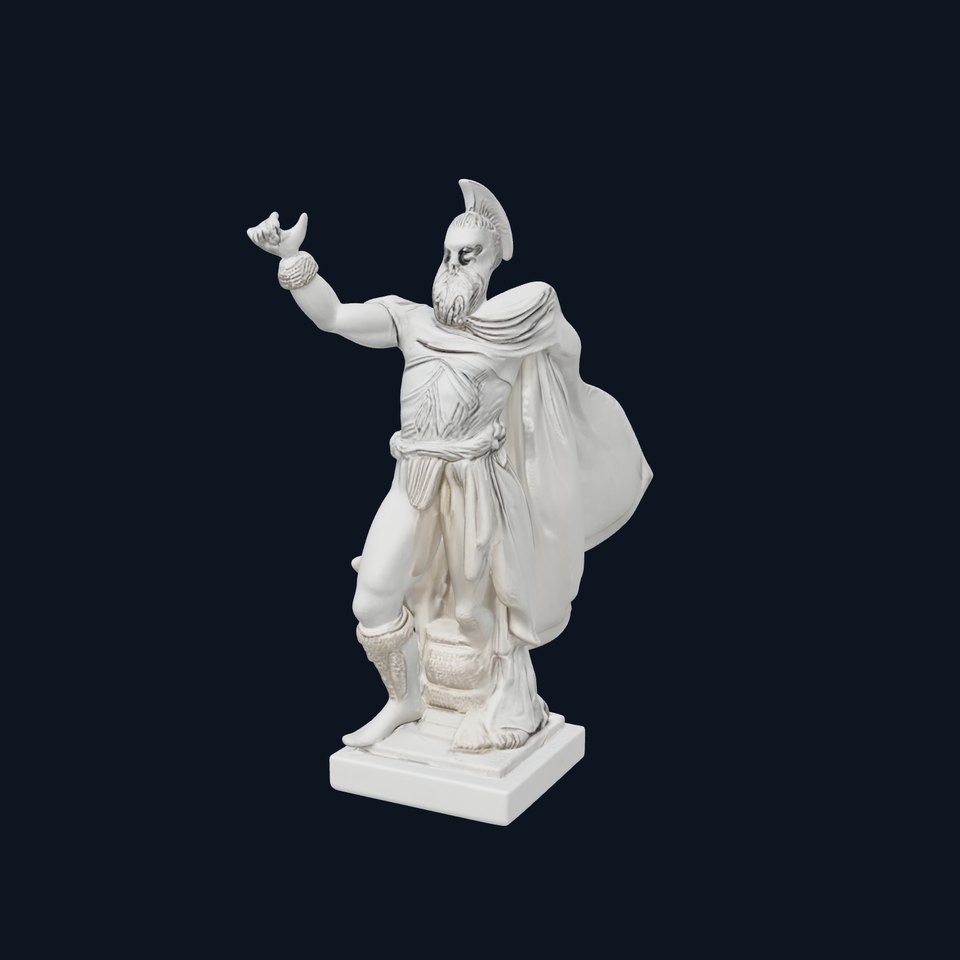 Historical Hero Statue D Model Pack