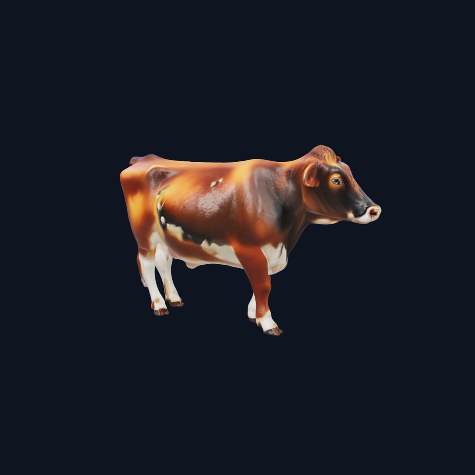 Realistic Cow Model Pack for Animation and Simulation