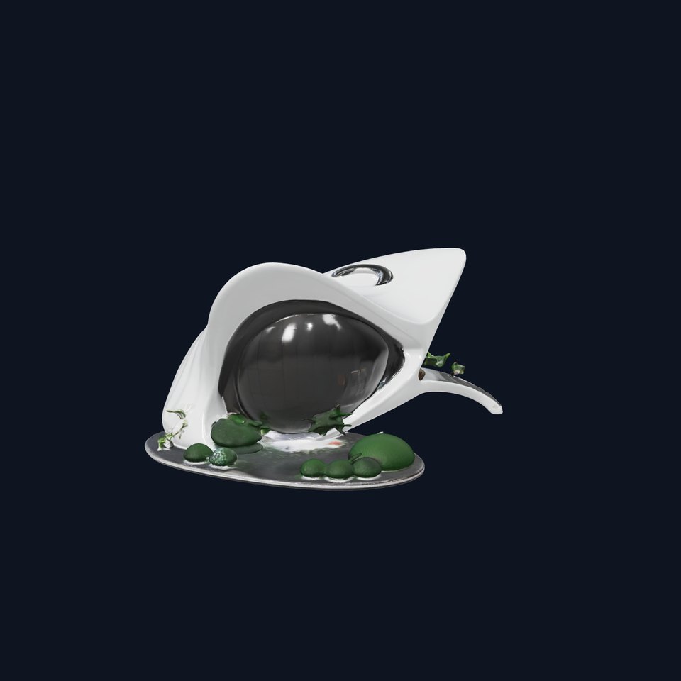 Futuristic Organic Architecture Model Pack