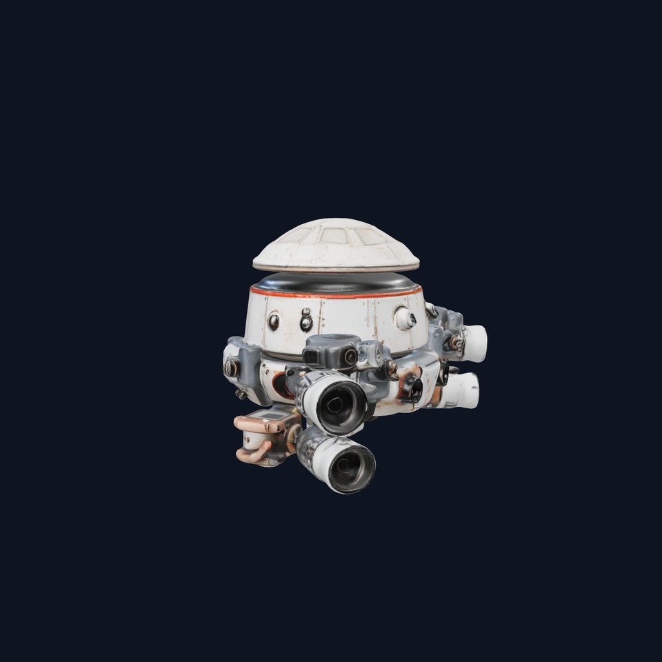 Futuristic Drone Model Pack with Advanced Detailing