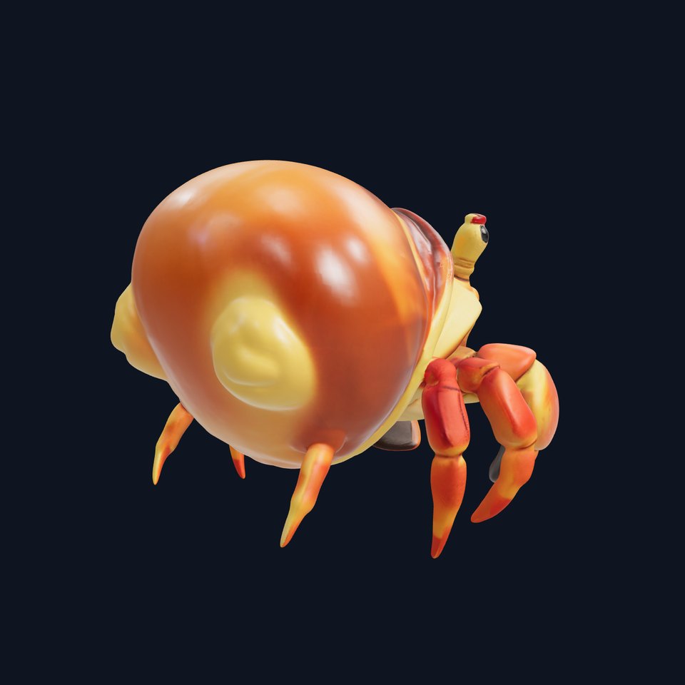 Hermit Crab Character Model Pack for Animation and Gaming