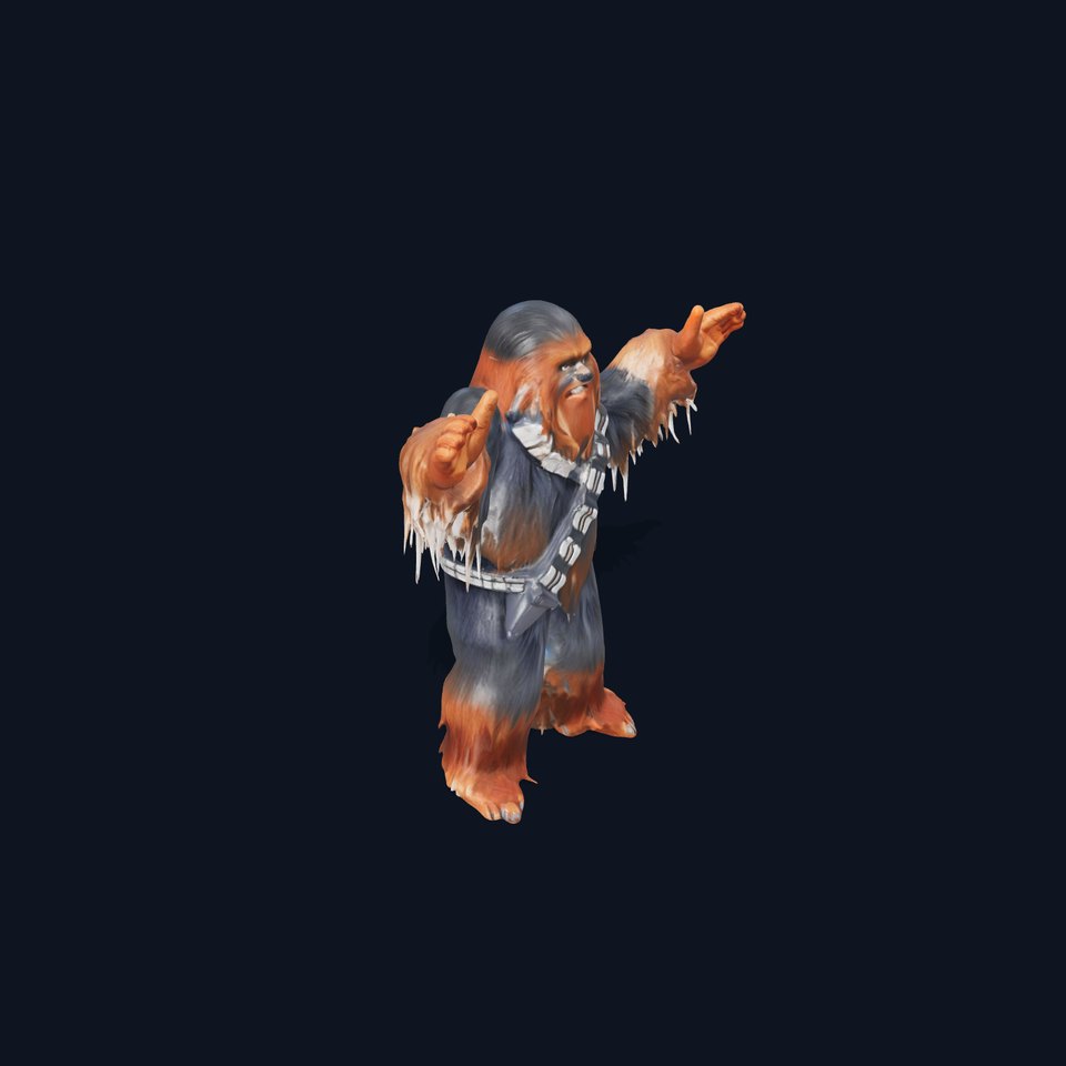 Furry Warrior Character Model Rigged and Animated