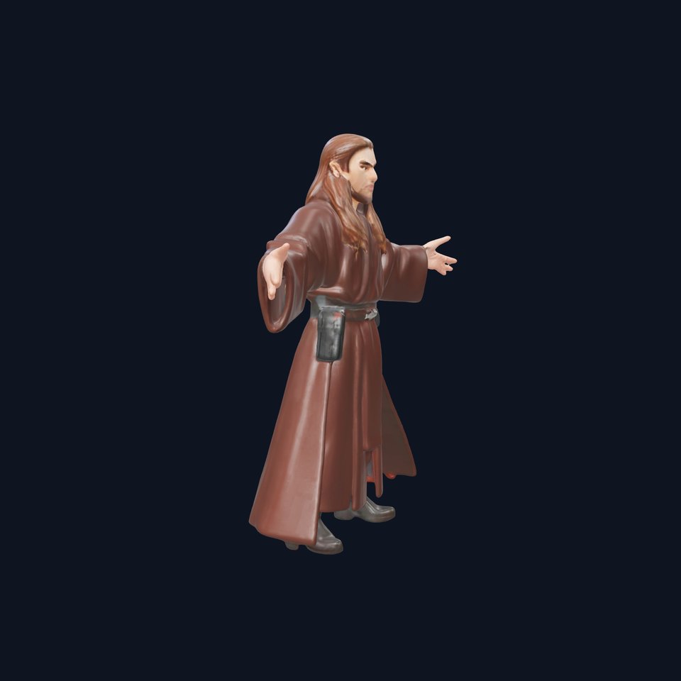 Elf Warrior Rigged and Animated Character Model