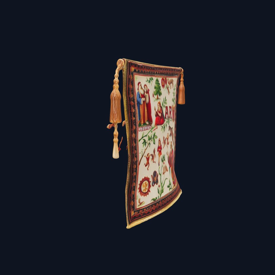 Medieval Tapestry Art Model Pack