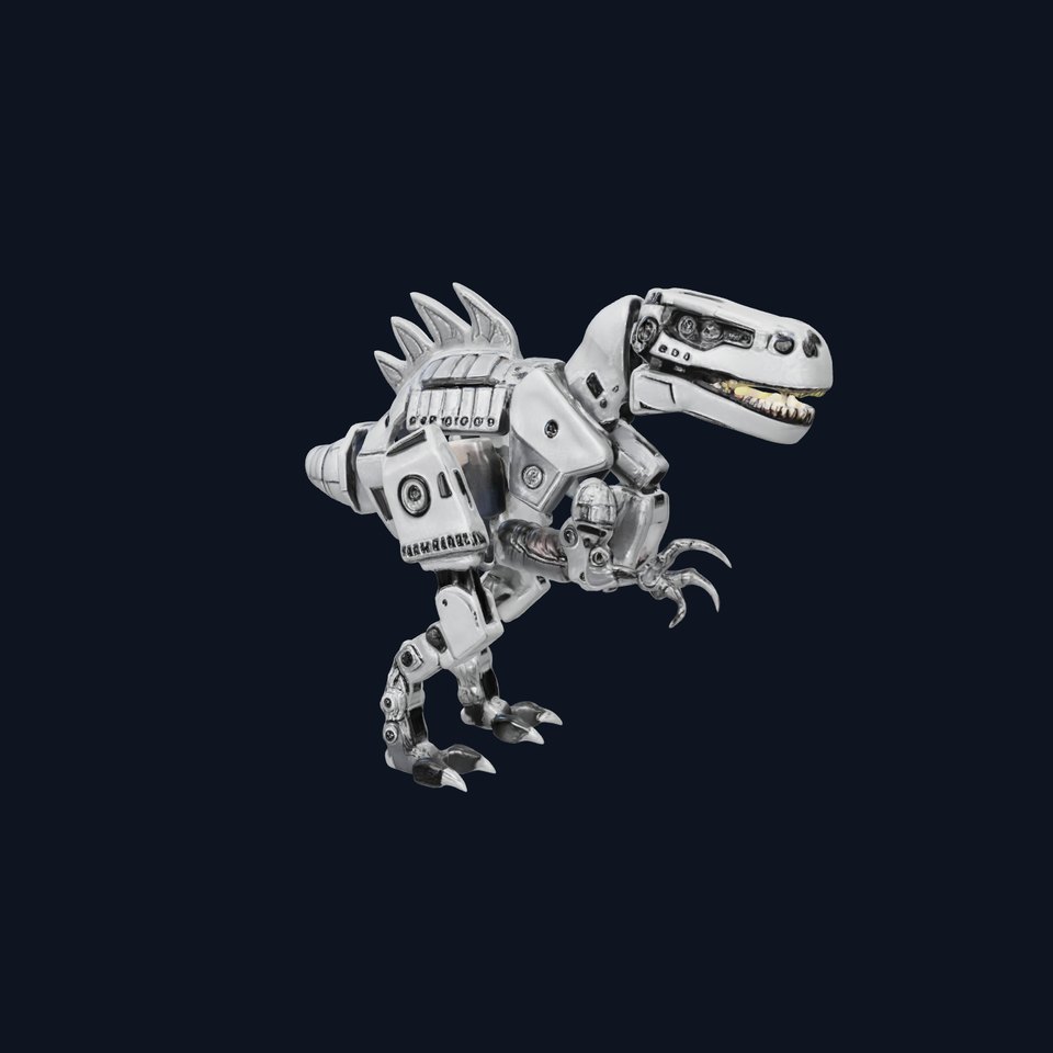 Robotic Dinosaur Model Pack for Rendering and Games