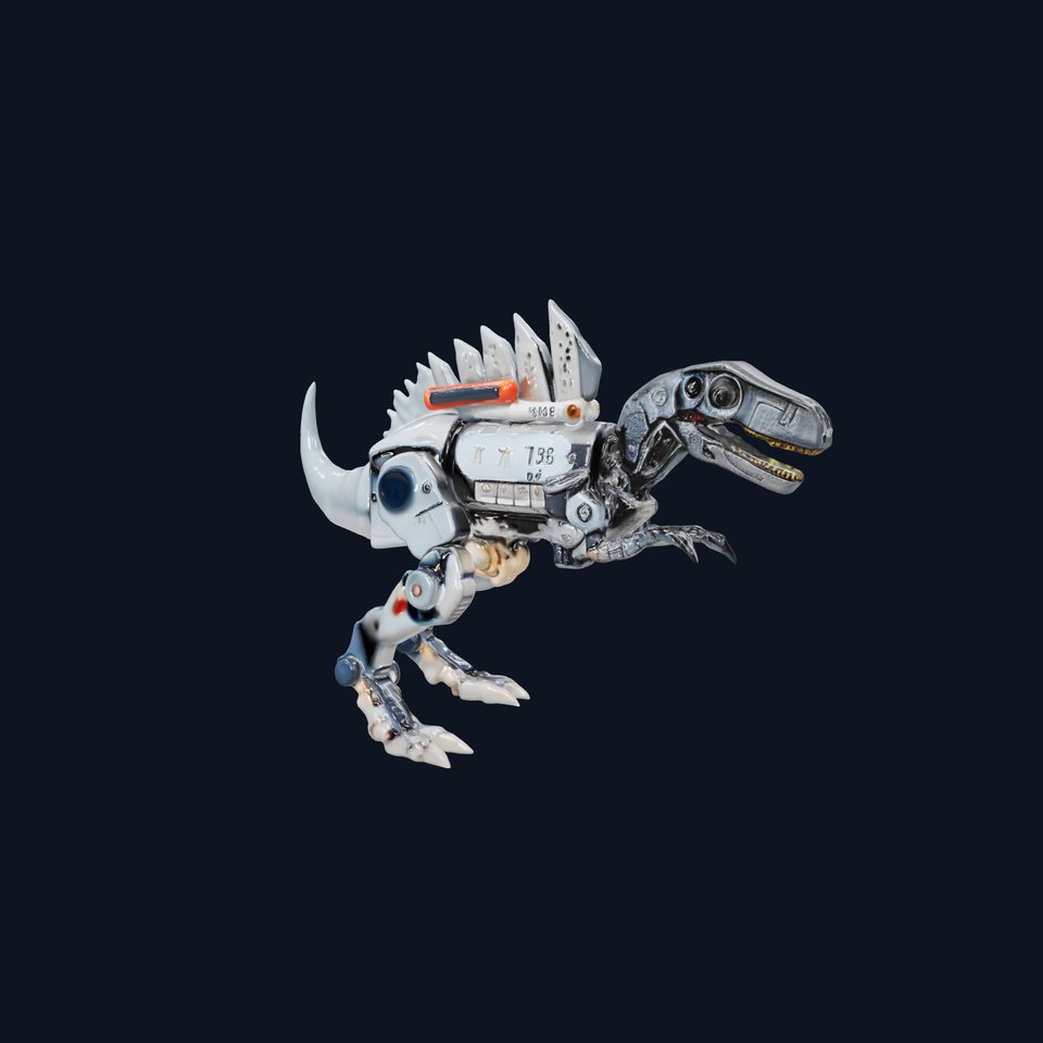 Futuristic Robotic Dinosaur Model Pack