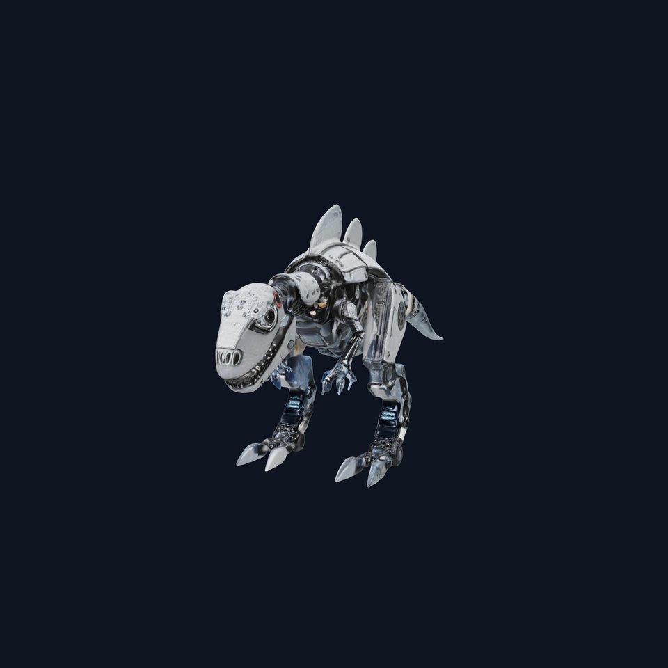 Futuristic Robotic Dinosaur Model Pack